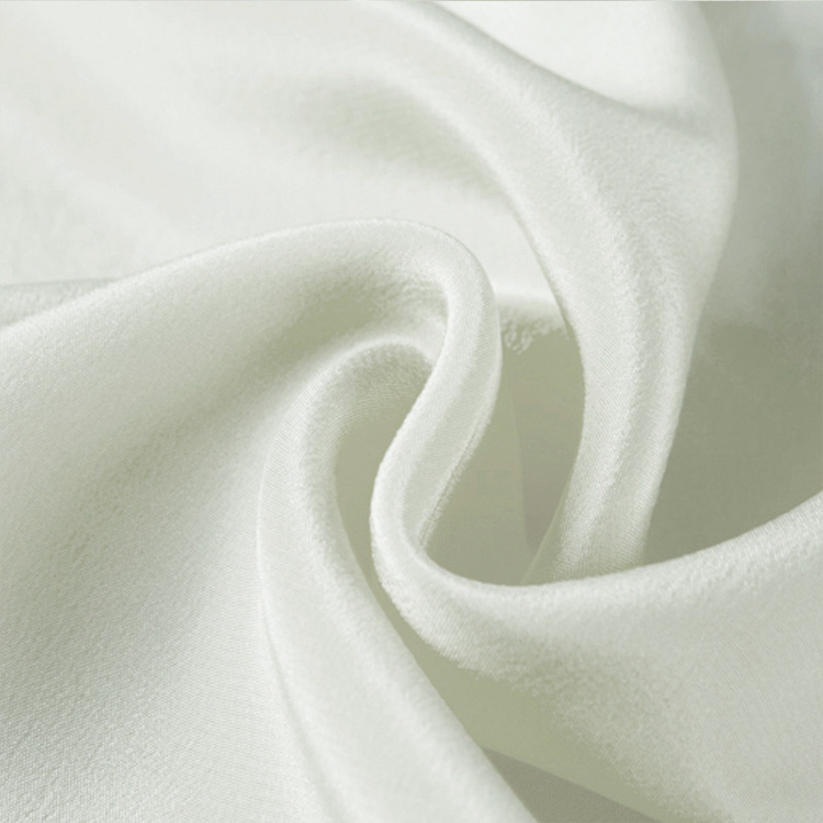 Tela de seda crepé de chine de 23 momme y 140 cm de ancho, totalmente encogible, de seda de morera, para vestidos, camisas y ropa Zen con una textura única.