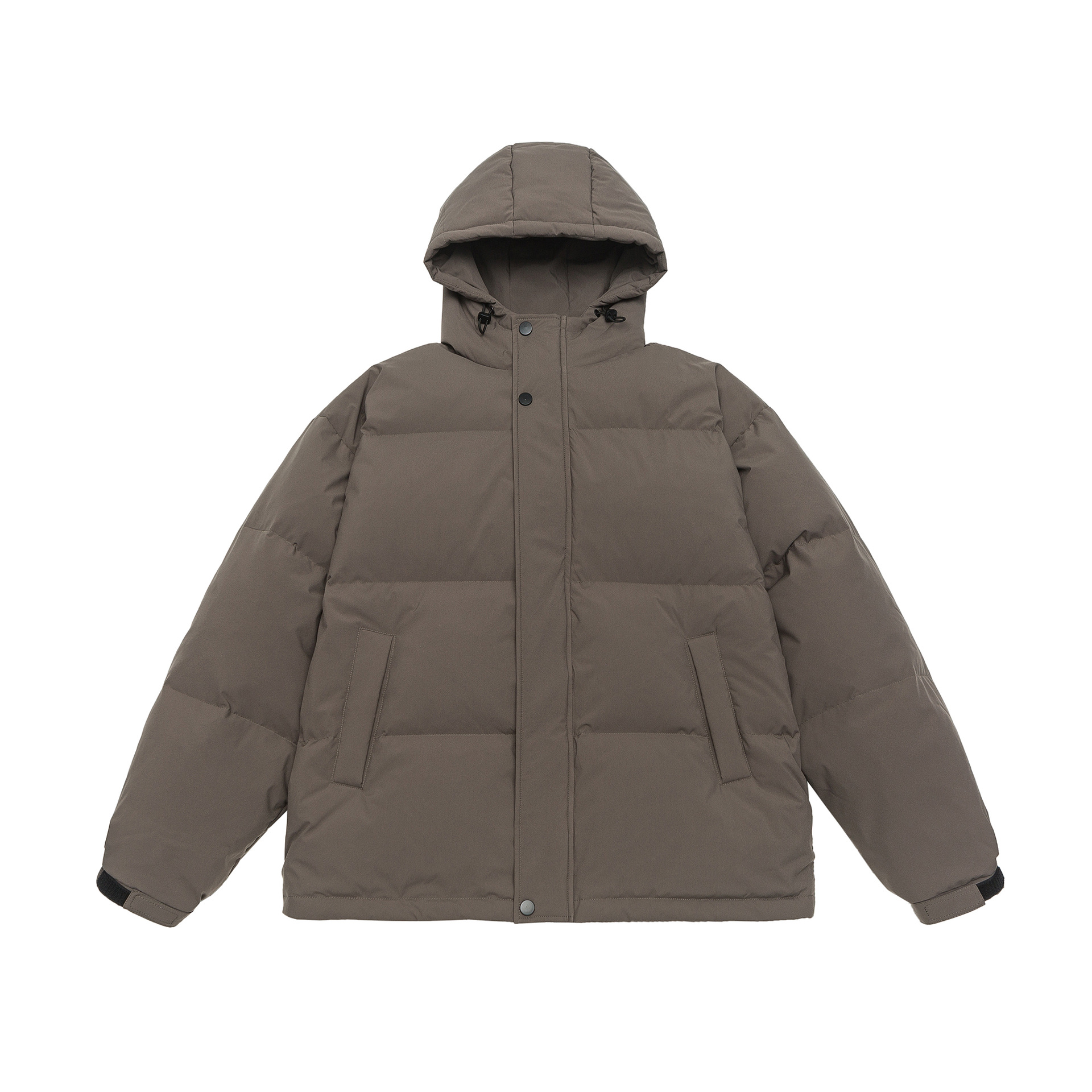 Tide de luz nacional tres prevención de 90 blanco chaqueta corta encapuchada hombre y mujer invierno frío pareja abrigo cálido