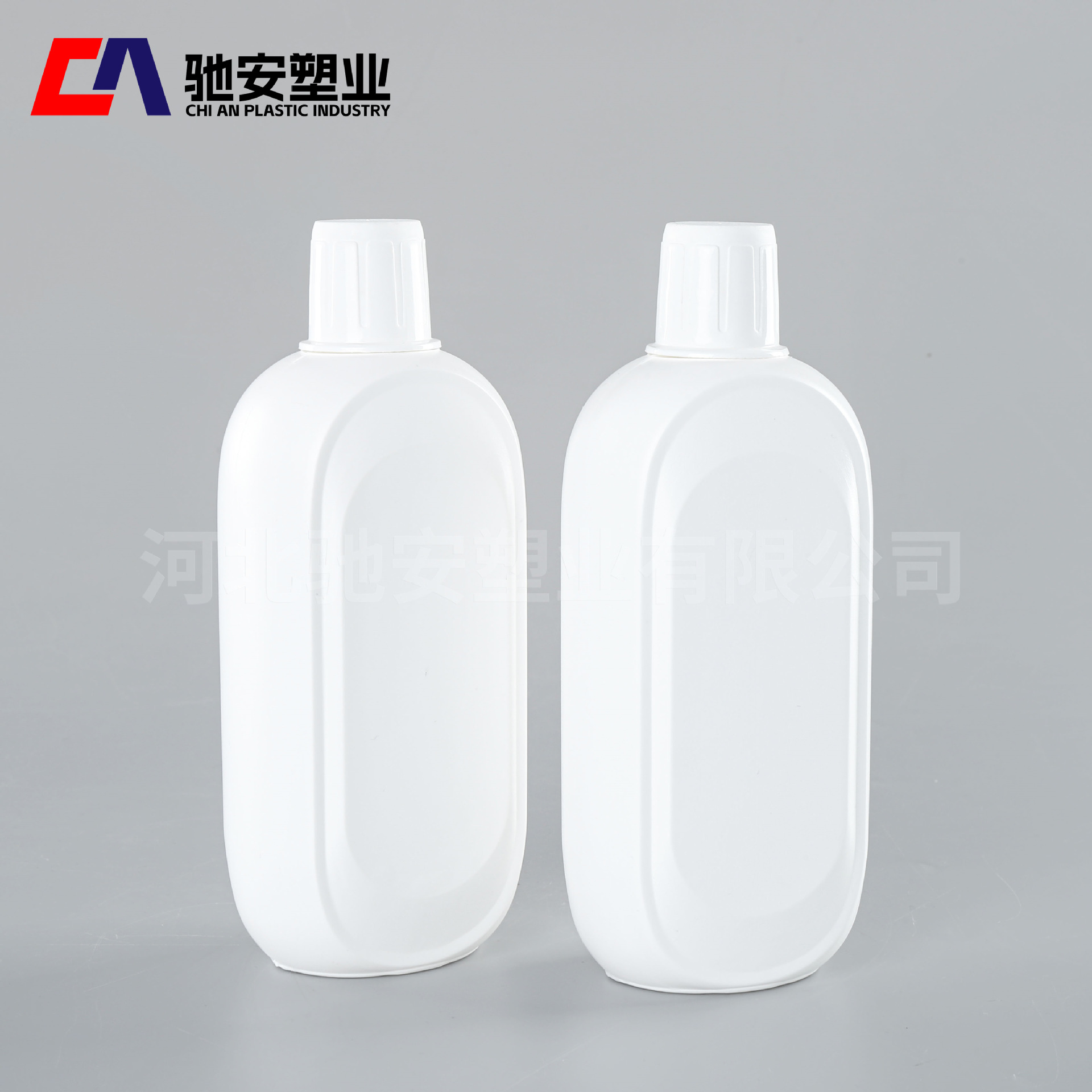 제조 업체 재고 500ml 세제 청소 액체 빈 병 PE 플라스틱 물 하위 포장 평면 병 세제 플라스틱 병