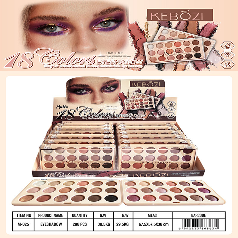 Nuevo comercio exterior transfronterizo mejora blush nueve colores perla mate multicolor bandeja de sombra de ojos en stock al por mayor EYE SHADOW