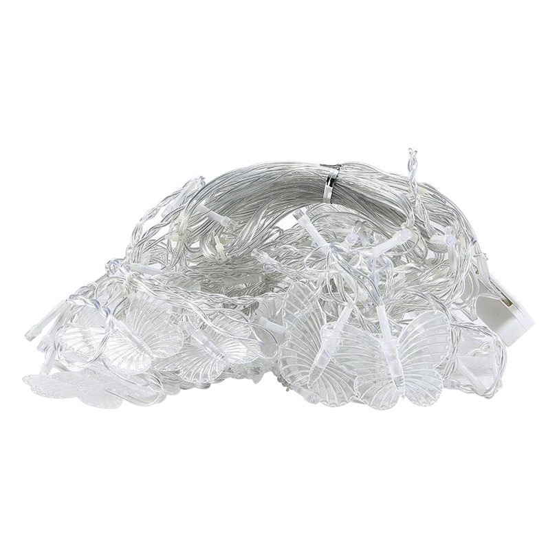 Luz de Color LED mariposa clip de luz en forma de corazón amor luz patio Decoración habitación Luz de modelado en forma de corazón Luz de cortina de amor