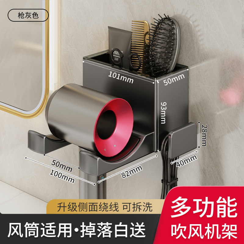 [업그레이드된 와이어 와인딩 모델] 단일 수납 튜브 + 와이어 와인딩 후크 - 건 그레이