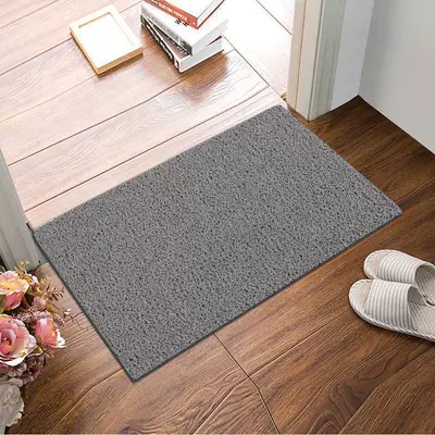 Avtomobil döşəmə paspasları — ring floor mat carpet entrance - extra-thick-pure-gray-4060cm