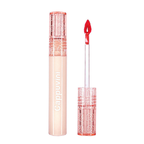 Capoovini Bubble Bear Lip Glaze Women's Mirror Watery Lips Moisturizing and Moisturizing Glass Lips Whitening Lipstick