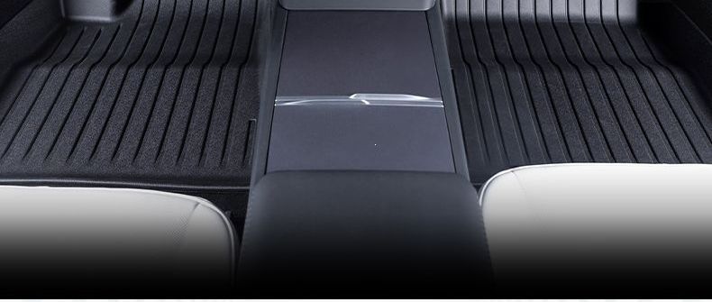 Custom-fit PEY all-new model Mercedes carpet floor mat Tesla car accessories foot mat 3 black