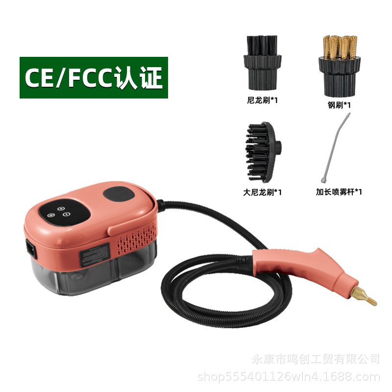 Limpiador a vapor de alta presión y alta temperatura, pequeño aire acondicionado doméstico, campana extractora de cocina, máquina de limpieza con calentamiento instantáneo, estándares europeos, americanos y británicos