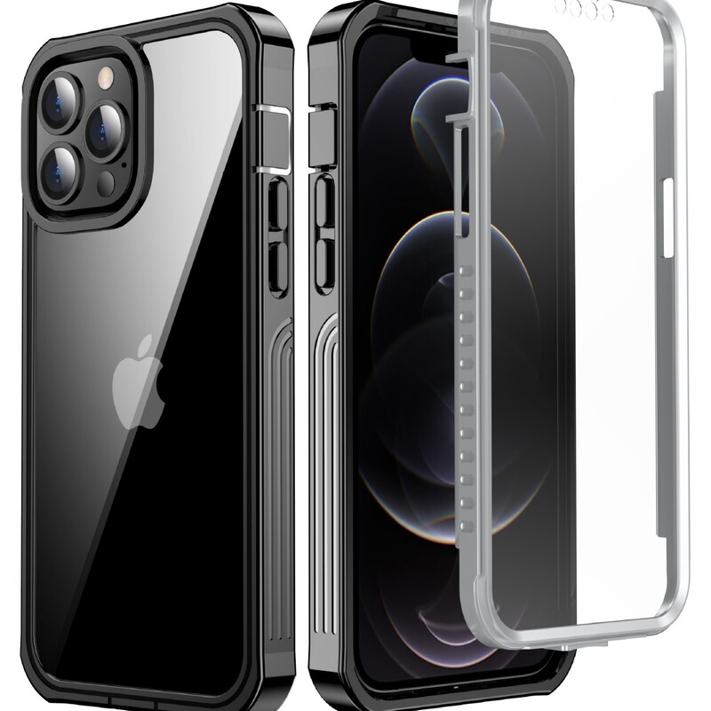 For Apple iPhone14 dust-proof i112 drop-proof i13Pro Max all-inclusive transparent mini three-proof mobile phone case