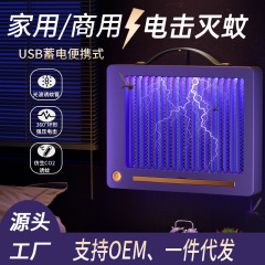 国境を越えた卸売 usb 感電蚊キラー屋外キャンプ正方形家庭用屋内充電壁掛け蚊キラーランプメーカー
