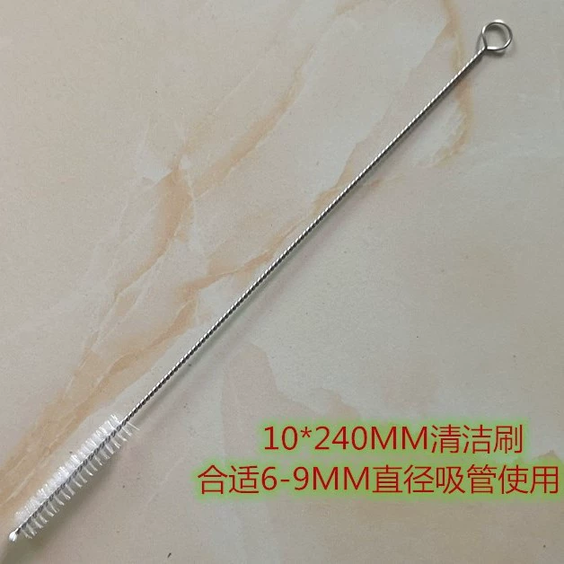 Brush stainless steel, nylon feeding bottle soft-bristled, stainless steel AISI 304