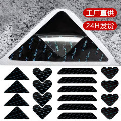 アマゾン白黒カーペットフロアマット滑り止め固定ステッカー pu 洗える跡のないカーペットステッカーカーペット滑り止めステッカー