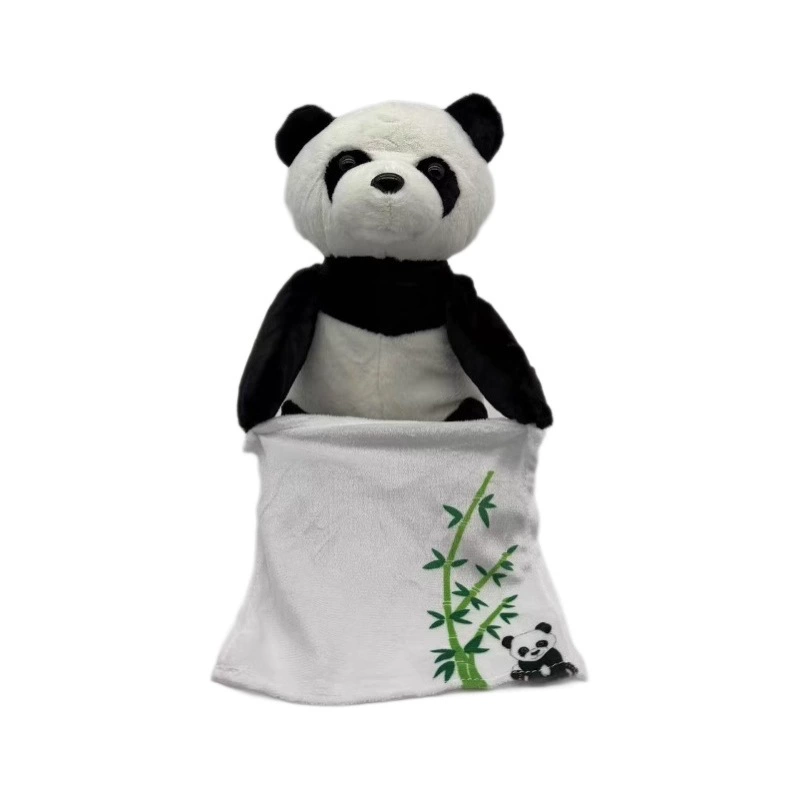 Интерактивная электрическая плюшевая игрушка, panda, раннее образование