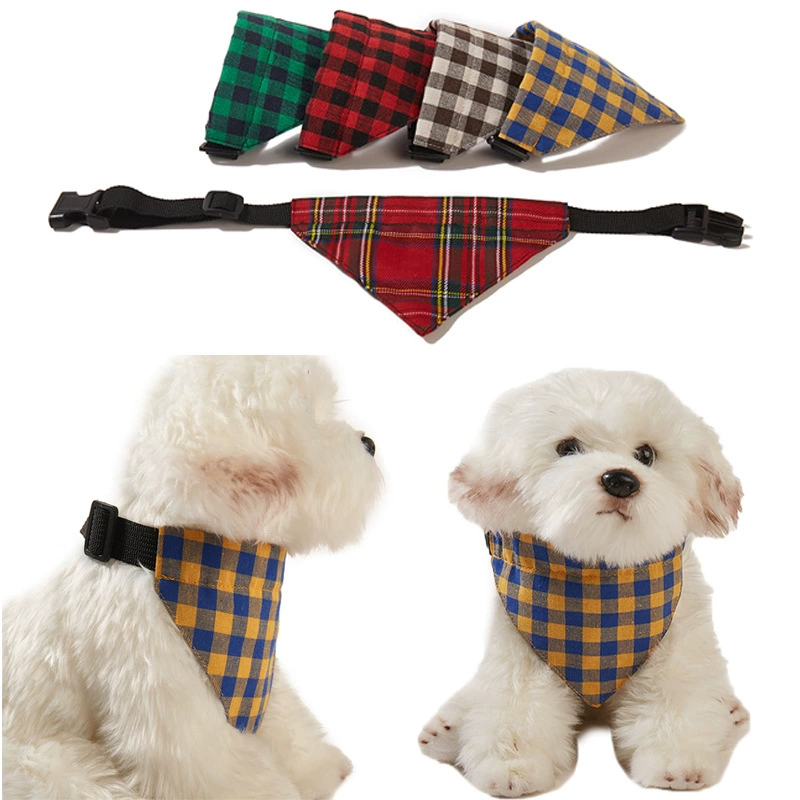 Амазонка новый питомец плед треугольник полотенце Пряжка собака Слюна полотенце шарф зоотовары оптовая продажа с фабрики