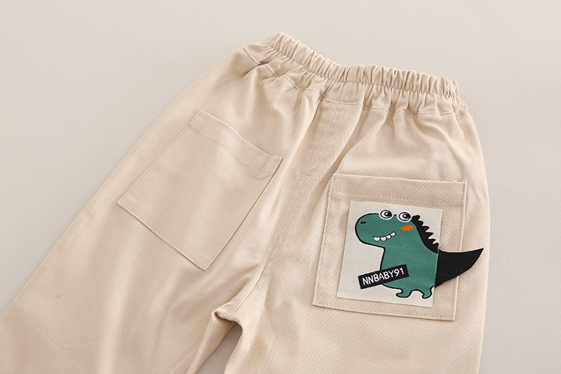 Jongensoutfit 2025 Nieuwe modieuze kinderstrik met beeroverhemd, lange mouwen, tweedelig setje, lente- en herfstkleding, trendy_voghion.com