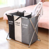 Laundry basket, waterproof big clothing for laundry home use, metal tubing, oxford cloth