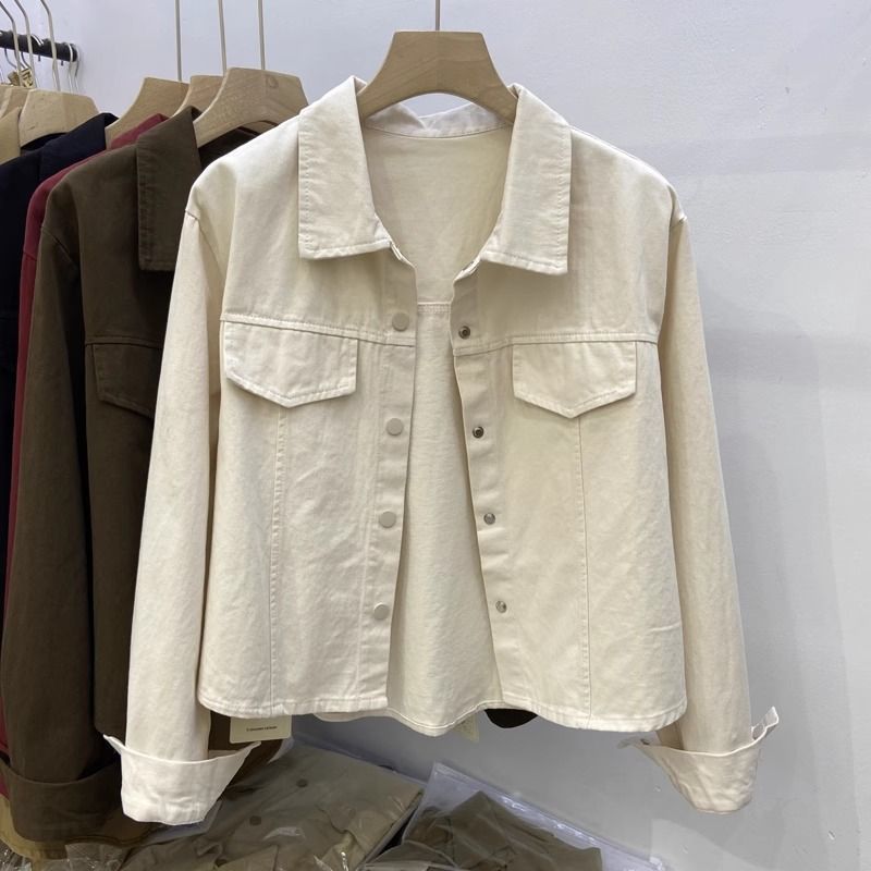 Denim Women's Short Jacket Spring and Autumn New 2025 Popular Petite Casual Niche Thin Jacket Top