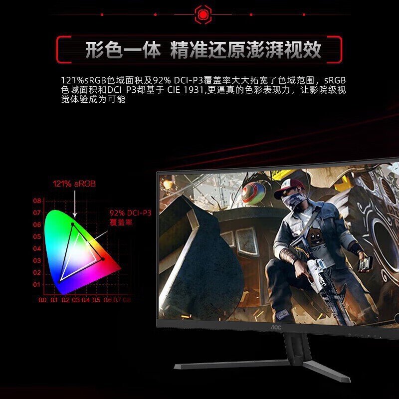 Suitable for AOC CQ32G4E 31.5-inch 2K curved gaming monitor, 1ms, 180Hz, R1500 LCD Suitable for AOC CQ32G4E 31.5-inch 2K curved gaming monitor, 1ms, 180Hz, R1500 LCD