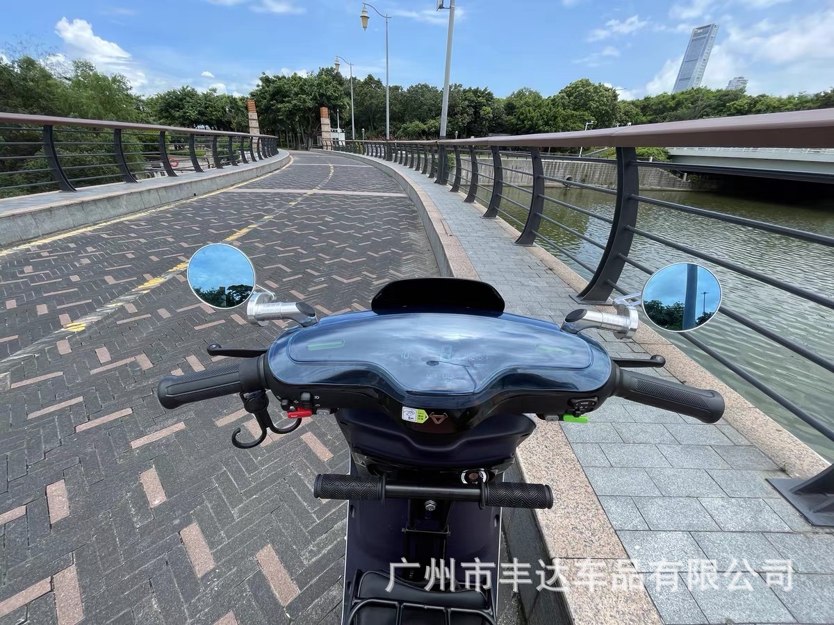 Motorcycle Retro Mirror NS125LA rearview mirror Victoria reflector universal modified CNC handle mirror