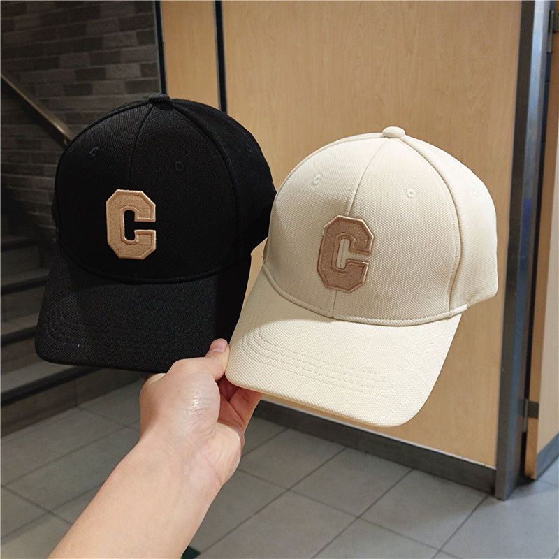 New Duck Tongue C Letter Women's Breathable Couple Korean Edition Instagram Show Face Small Fashion Sunshade Baseball_voghion.com
