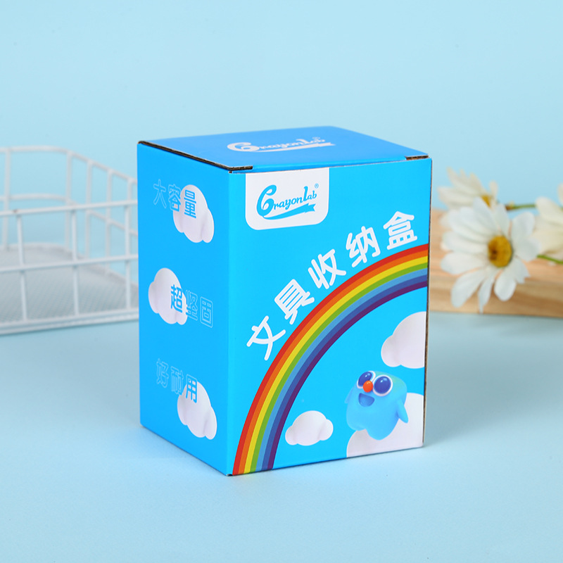 Customized white card carton Burger folding color box cosmetics…
