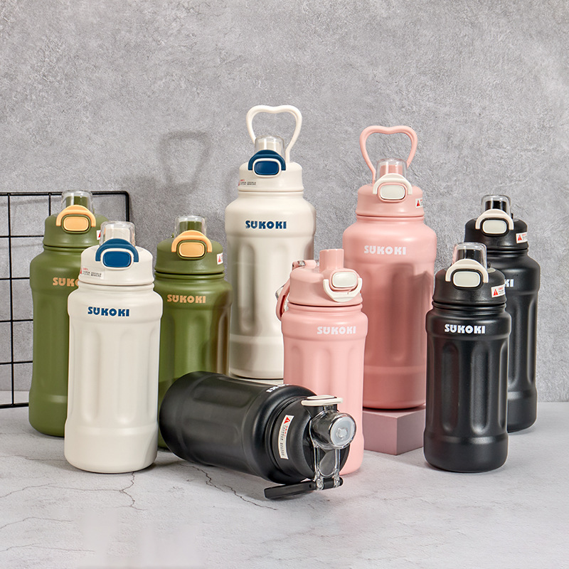 Hervidor térmico 316 acero inoxidable gran capacidad botella deportiva viaje automóvil uso exterior