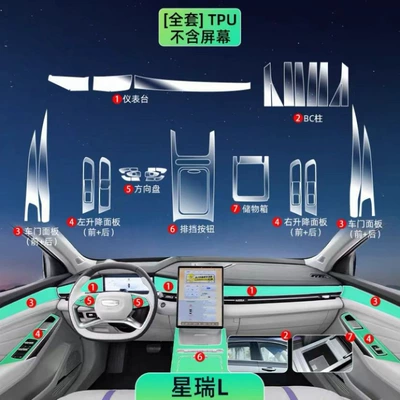 film, smart screen TPU film, center | Car interior film - full-interior-set-does-not-include-screen