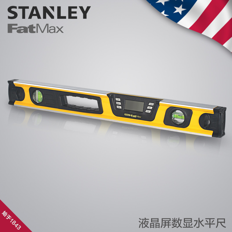 STANLEY/史丹利FatMax数显24寸水平尺42-065-23 液晶屏数显水平仪