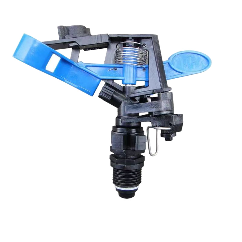 Balancín de plástico rociador 360 grados riego giratorio césped boquilla agrícola jardín césped rociador