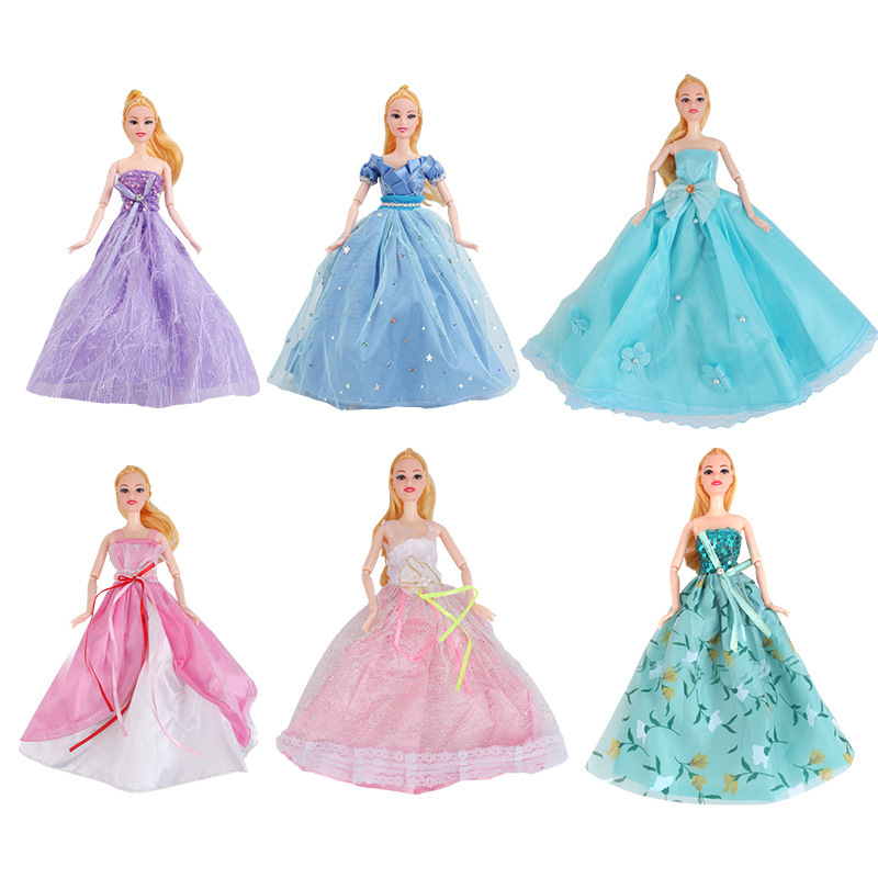 Barbie Doll Clothing Accessories Doll Dress up Clothes Princess Dress Suspender Dress Fashion Toy Wedding Dress Barbie Doll Clothing Accessories Doll Dress up Clothes Princess Dress Suspender Dress Fashion Toy Wedding Dress