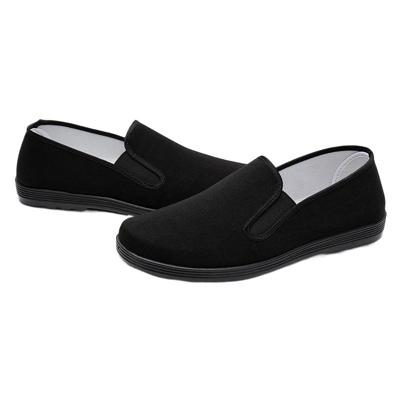 Old Beijing cloth shoes men's Black Bottom military single non-slip wear-resistant black cloth shoes labor protection military plate towel driver work shoes wholesale
