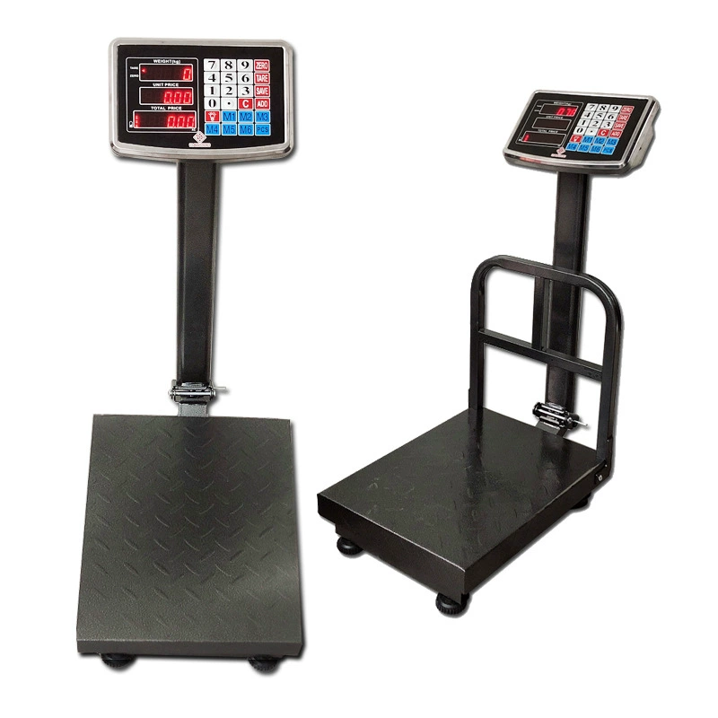 Производитель прямой поставки Настольные весы из углеродистой стали складное электронное название 100kg300KG Коммерческие весы Оптовая Весы Электронный стол