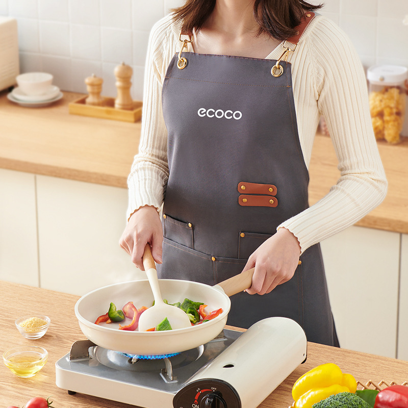 Apron Household Kitchen Cooking Catering Waterproof Oil-proof New Work Clothes Women's Work Dust-proof 2024 Dirty-proof Special