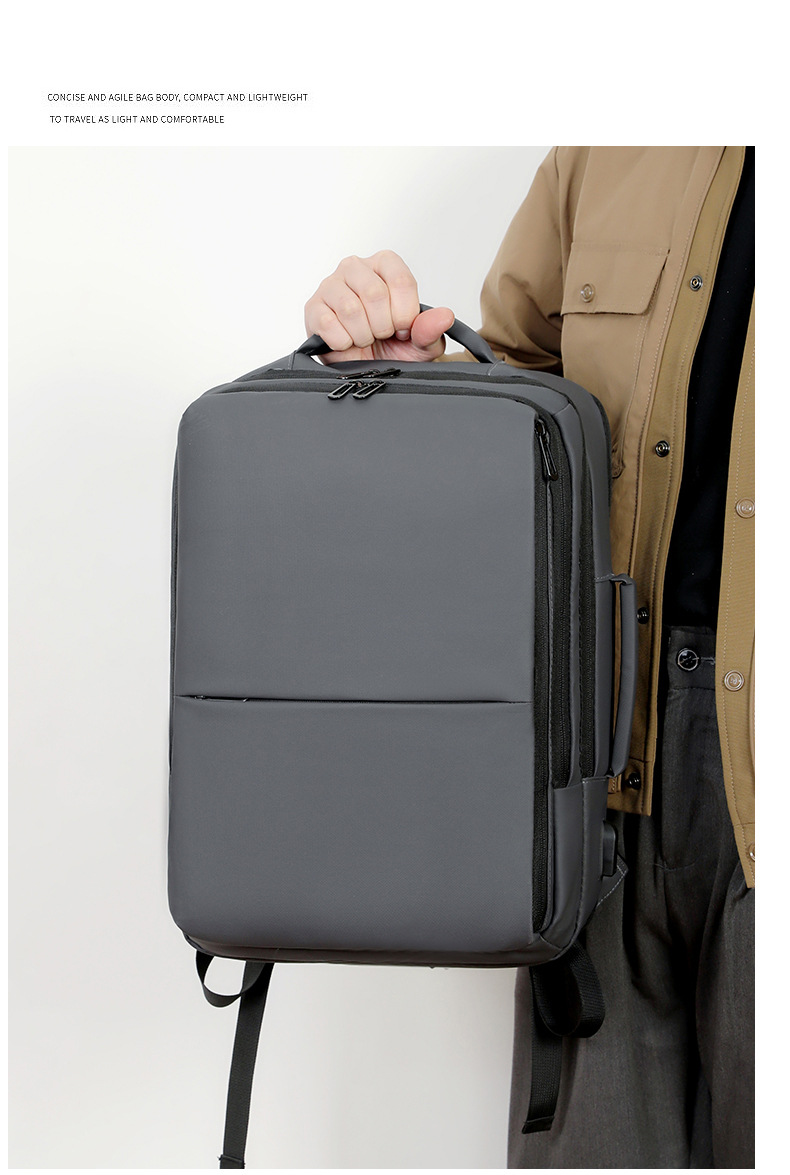Backpacks for men, laptop bags for leisure and business travel, large-capacity schoolbags for middle school students, backpacks for men on business trips undefined