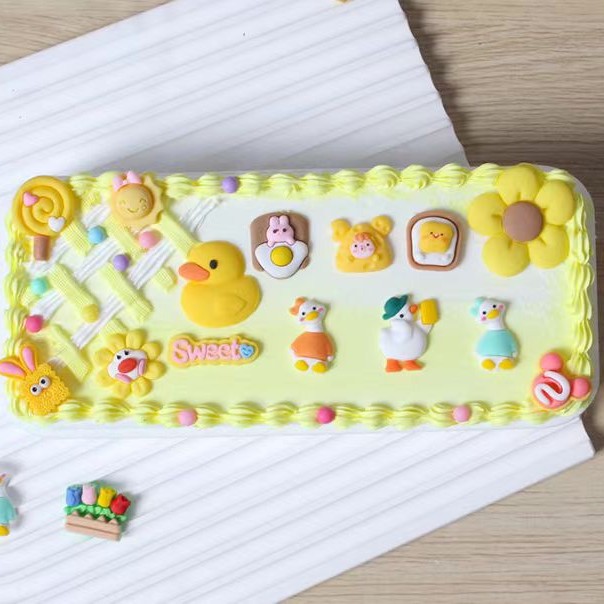 Hecho a mano DIY crema pegamento papelería caja de papelería creativa material de producción paquete estudiante lindo crema pegamento papelería caja