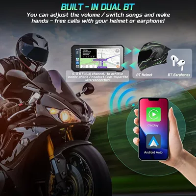Motorcycle driving recorder Lens Dash Cam Wifi