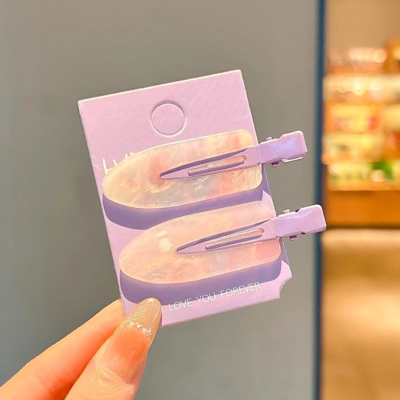 Clips de pelo de color gelatina dulce coreano otoño y invierno estilo francés pestaña estilo de cabello temperamento universal clips de cabello elegante accesorios de cabello