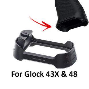Aluminum alloy grip base accessories Magwell for Glock 43X/48, 43X/48 MOS