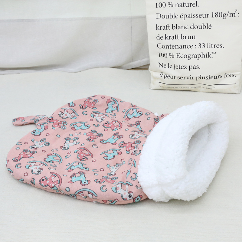 Saco de dormir para mascotas con dibujos cama túnel cálida_voghion.com