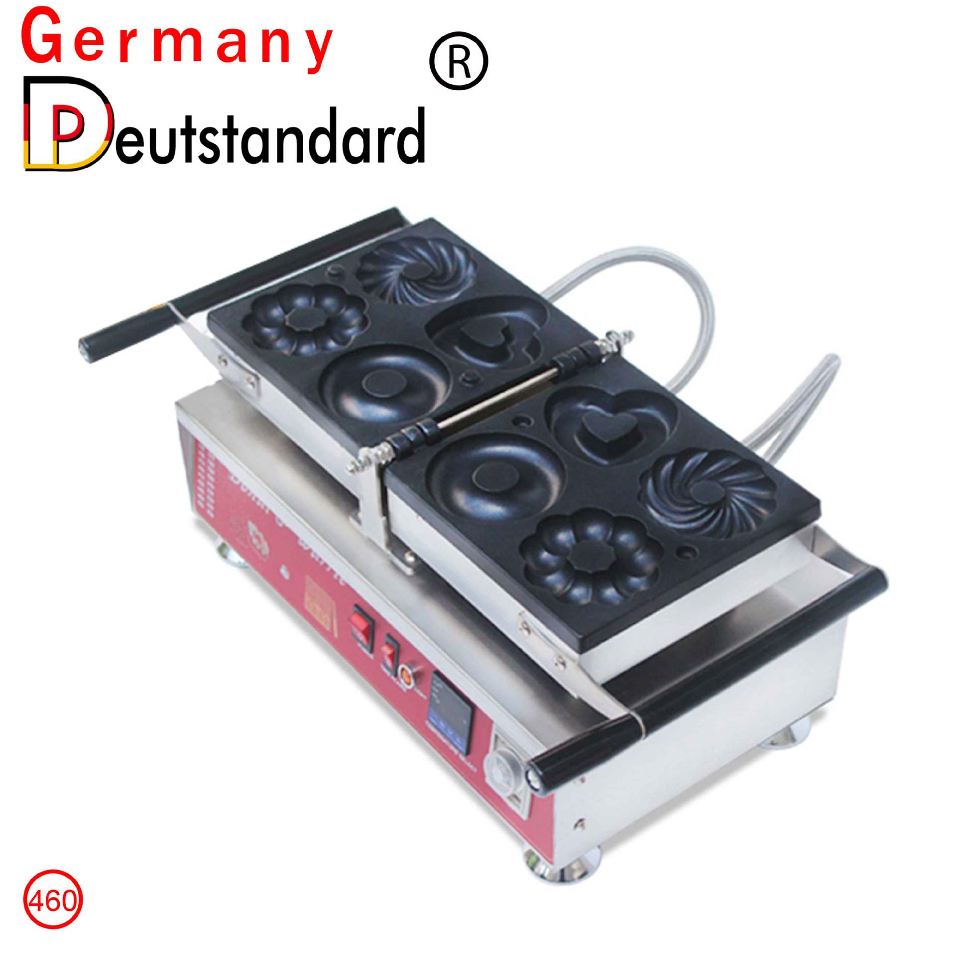 电热烤饼 甜甜圈机 烘培小吃机器电饼铛 华夫饼梅花爱心松饼NP460