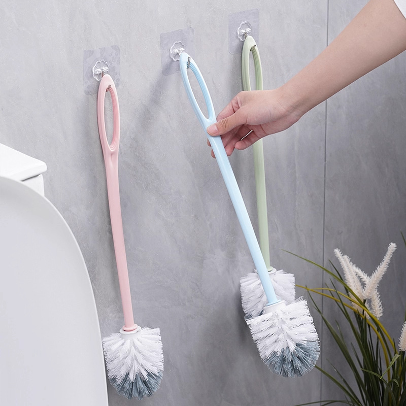cepillo de inodoro, mango largo, sin esquina muerta, nuevo cepillo especial de inodoro, cepillo de inodoro doméstico, cepillo de inodoro colgado en la pared, cepillo de inodoro