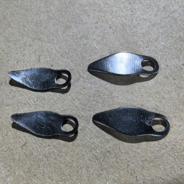 弯叶片背板铁叶片，弯铁叶片背板瓜子扣 弯背板瓜子扣厂家包邮