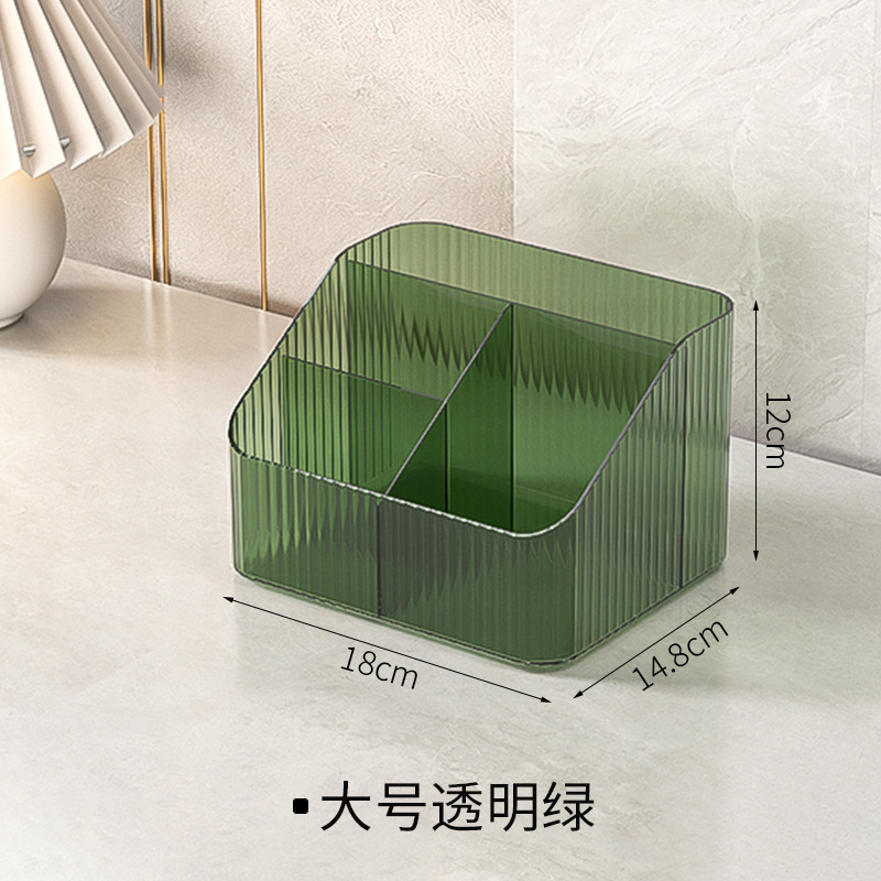 Transparente Acrílico sobre la mesa, caja de almacenamiento, maquillaje de alta gama, estante, cómoda, clasificación de estilo INSI