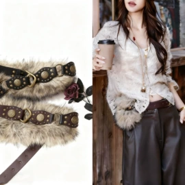 腰带;腰链;腰封