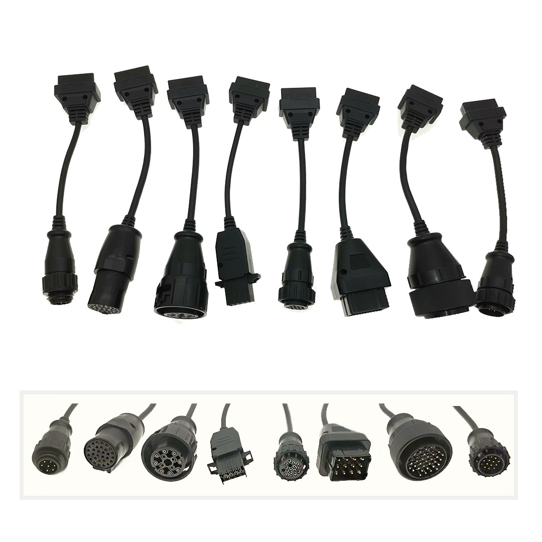 8 линий тележки в линиях внешней торговле полной тележки кабеля тележки Autocom Delphi DS150 диагностических