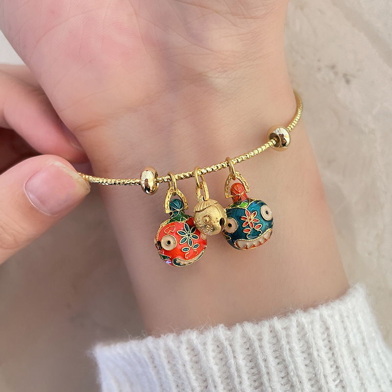Cute Cartoon Copper Plating Bangle 1 Piece