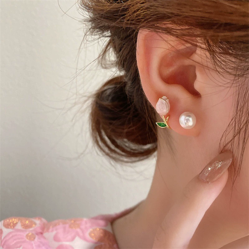 Серьги из жемчуга, аксессуары, стиль легкой роскоши, высококачественный стиль