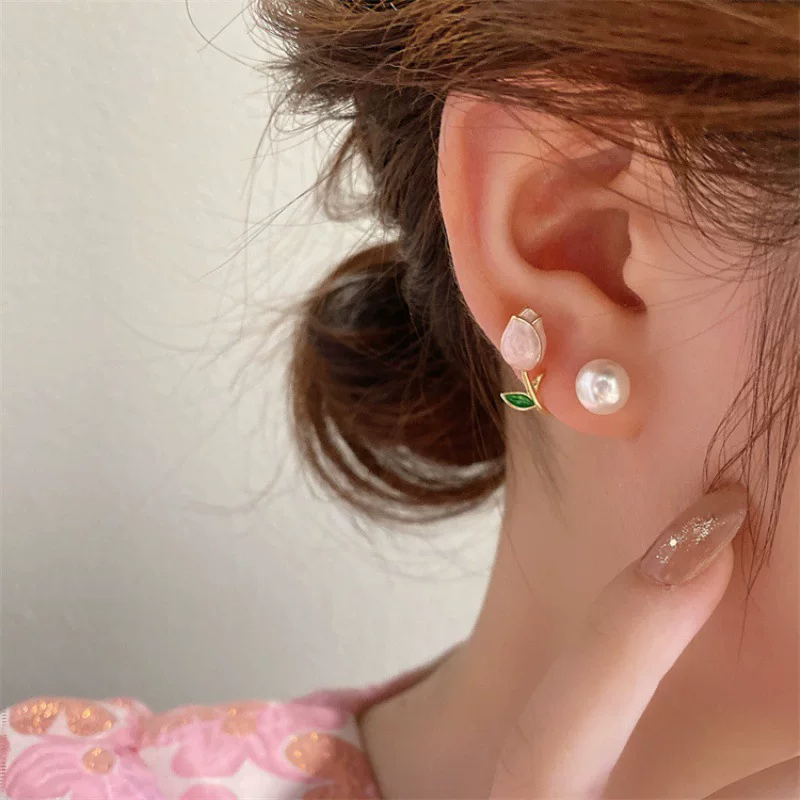 Серьги из жемчуга, аксессуары, стиль легкой роскоши, высококачественный стиль