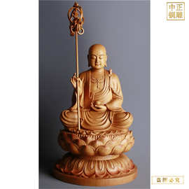 大型铜像地藏王菩萨摆件 地藏王菩萨铜像图片 寺庙铜像地藏王菩萨