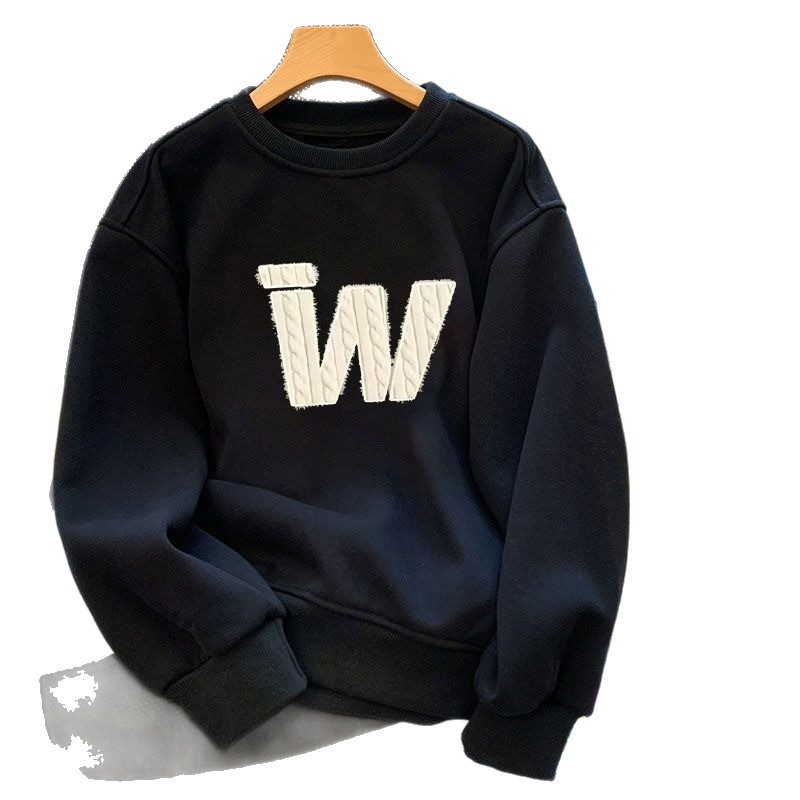Trendy, losvallende trui met ronde hals en katoenen voering voor heren, perfect voor de herfst._voghion.com