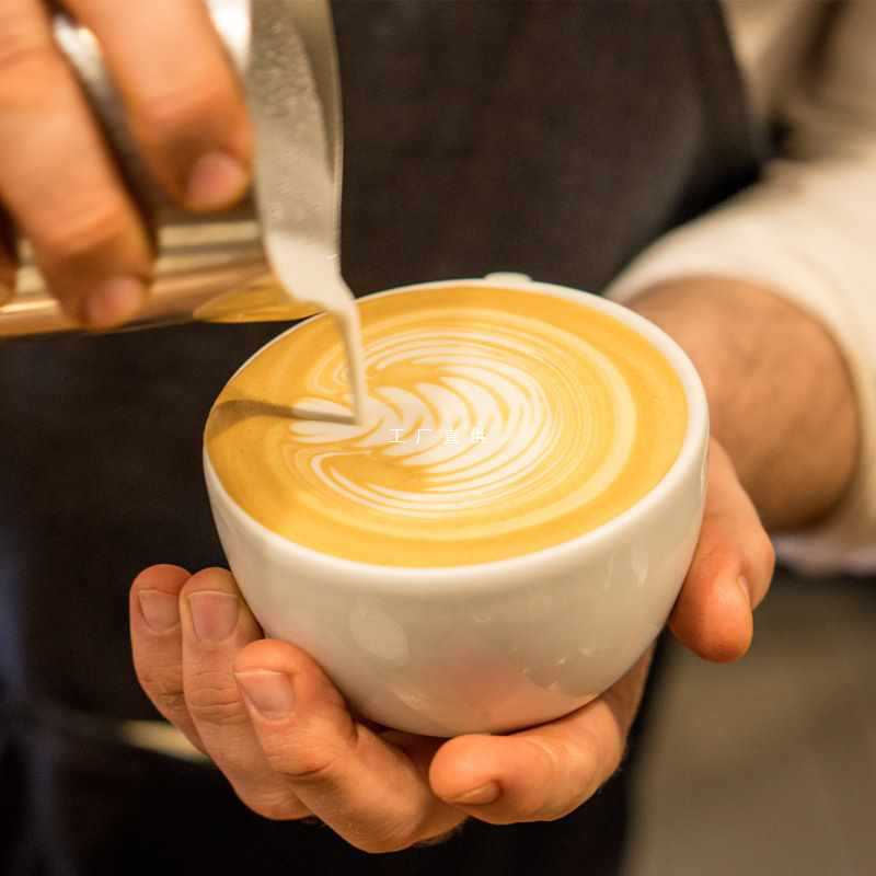 A5L300ml歐式陶瓷咖啡杯套裝專業拉花杯拿鐵杯卡布奇諾杯澤田杯花