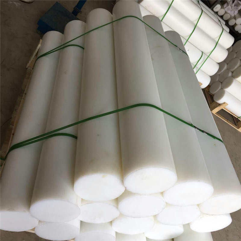 加工高密度聚乙烯棒白色黑色pe实心圆棒可裁切高分子聚乙烯hdpe棒